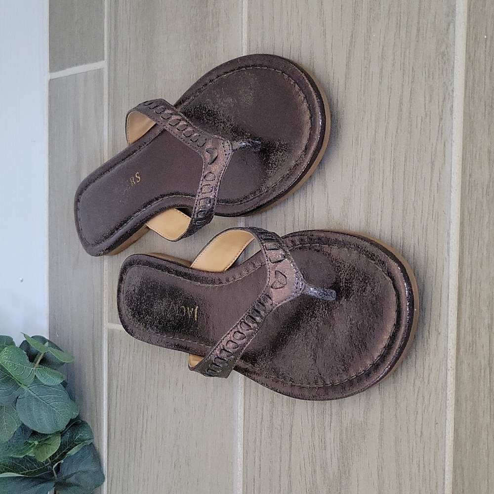 Jack Rogers Metallic Collins Flip Flop size 8